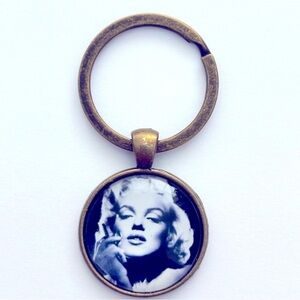 Marilyn Monroe Keychain, Handmade, NWT